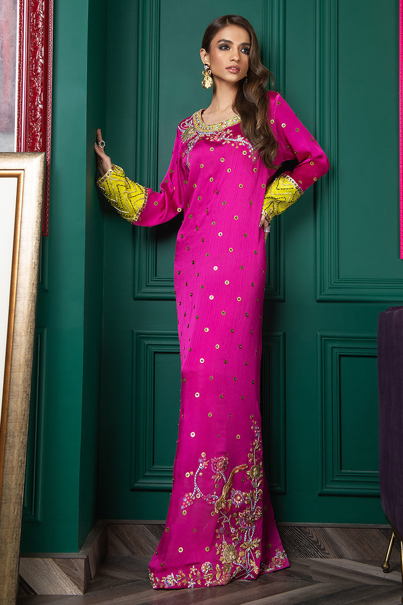 Wardha Saleem | Luxury Pret Fusion Wear | WS22-035 - House Of Anaya