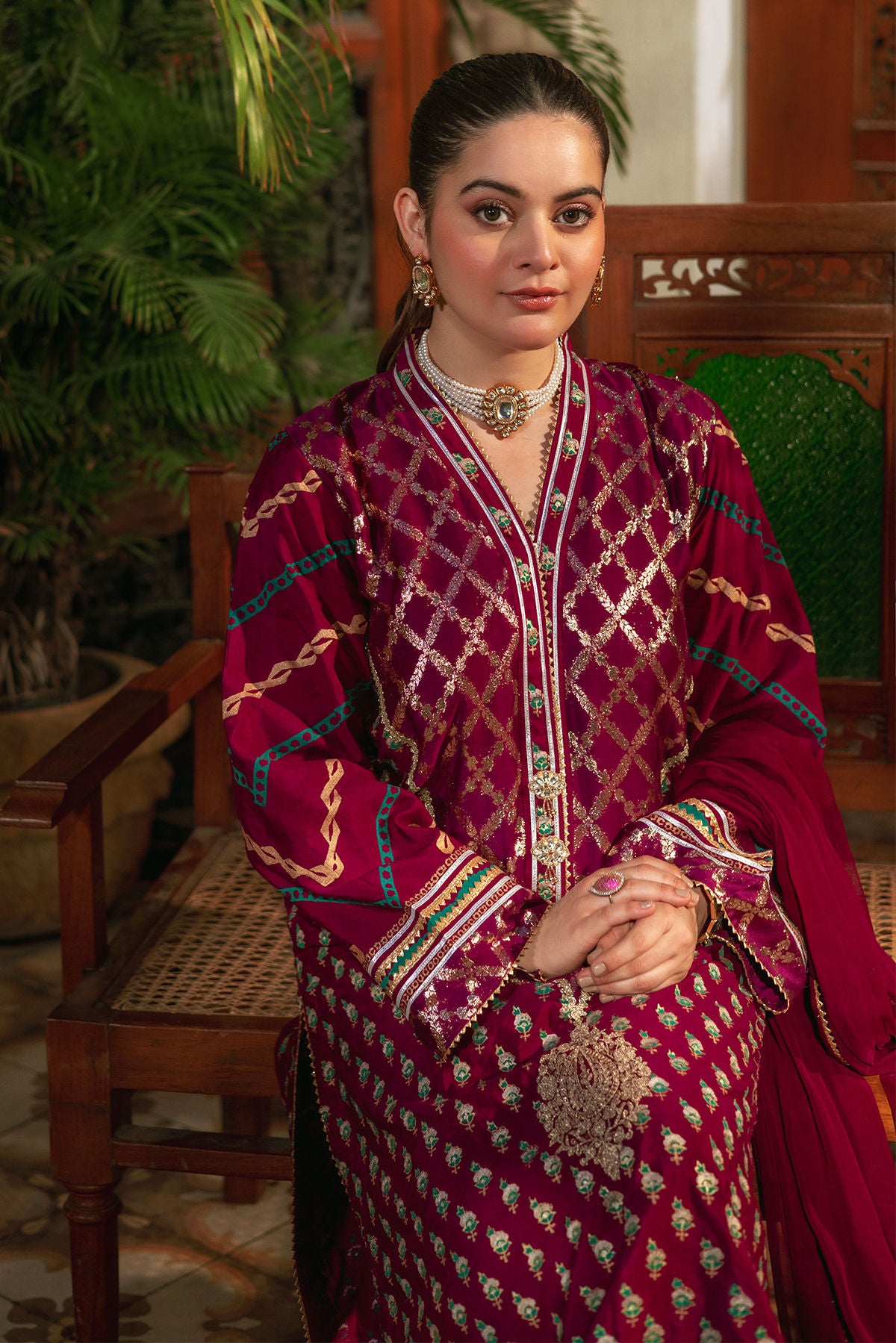 Annus Abrar | The Family Edit 26 | Serena - Shirt, Pants and Dupatta