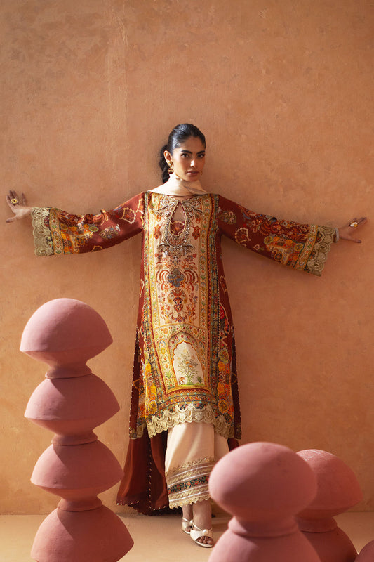 Annus Abrar | Lima Luxe Silk | Kaira (Shirt and Dupatta)