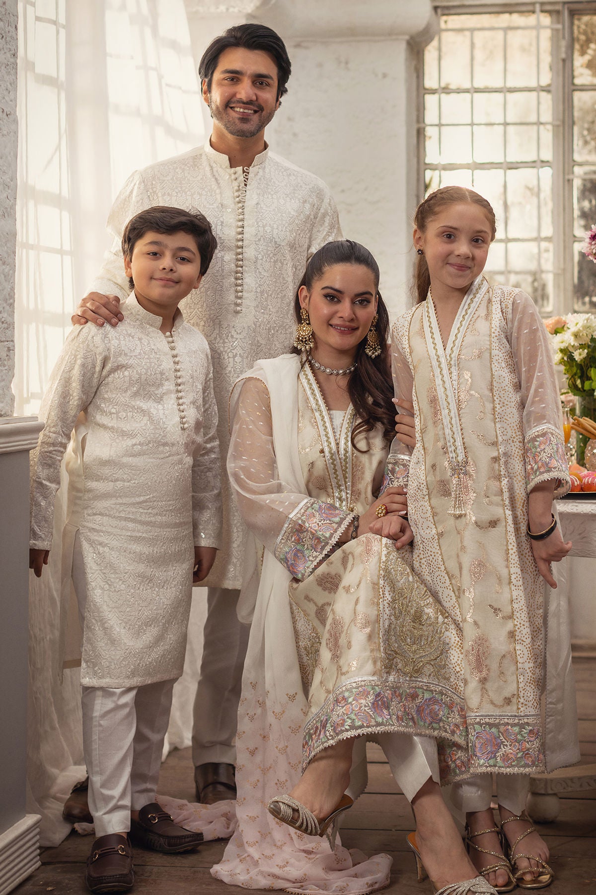 Annus Abrar | The Family Edit 26 | Iriqa ( Shirt, Pants And Dupatta)