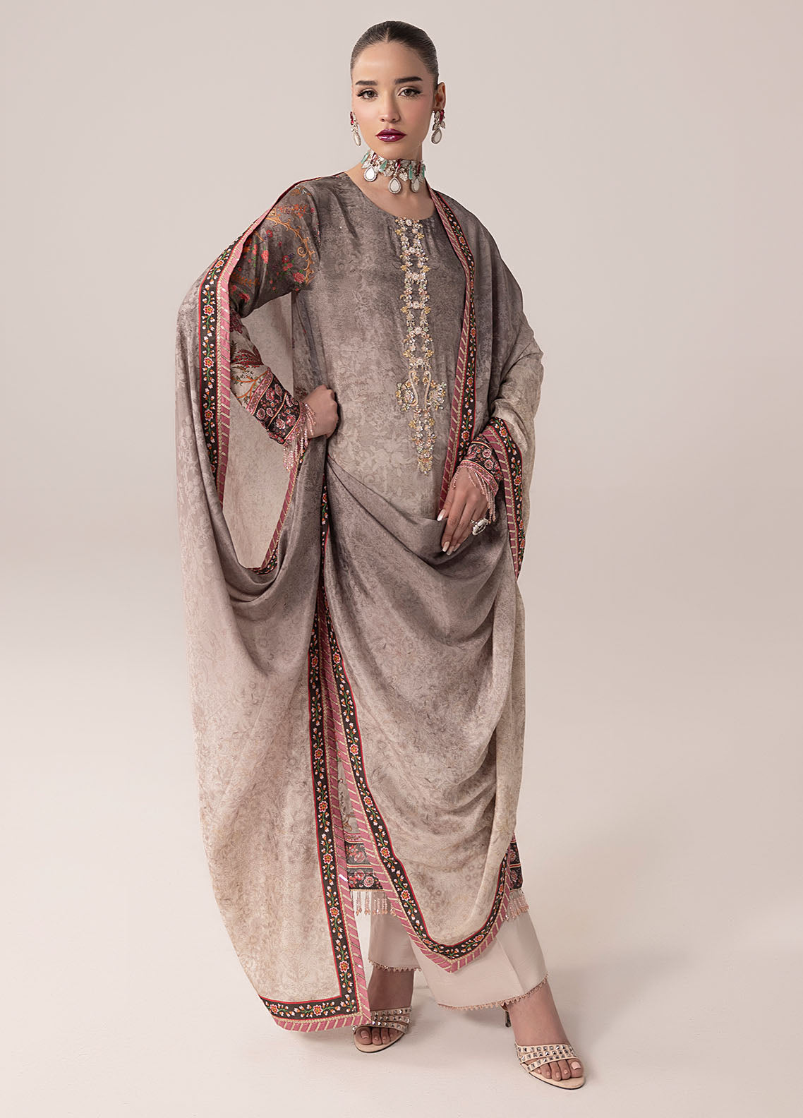 Sahane | Suay Silk Handwork Edit | CT-15008 CLARA - SUAY - House Of Anaya