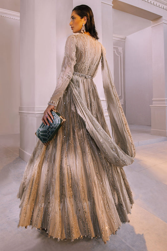 Elan | Demi Couture Onirique | LUISANTE D'OR (EP-20856) - House Of Anaya