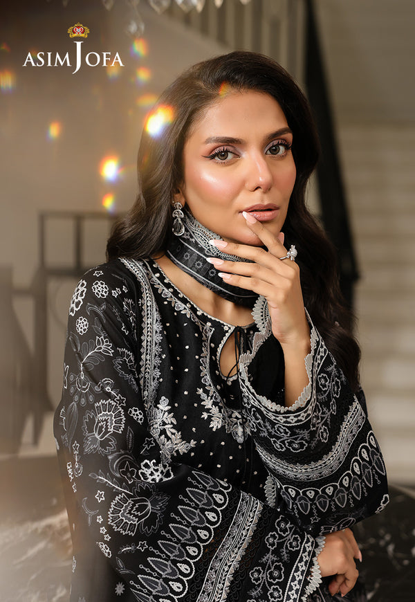 Asim Jofa | Summer Rhapsody | AJMCH-06 EMBROIDERED LAWN