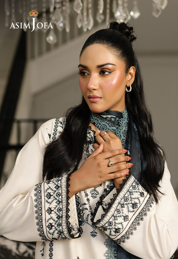 Asim Jofa | Summer Rhapsody | AJMCH-02 EMBROIDERED CAMBRIC