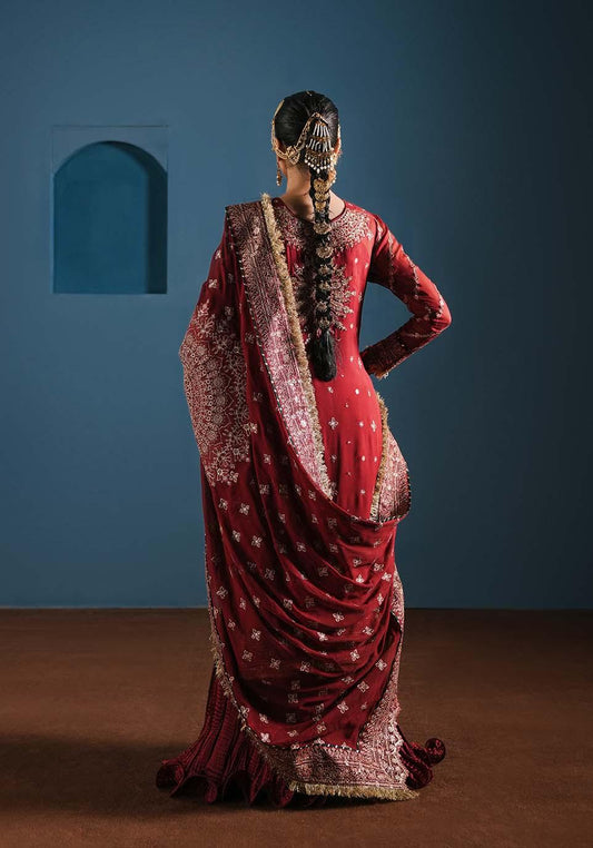 Zarqash | Lakhnawi Festive Chiffon 24 | ZQL 001 A GULRUKH