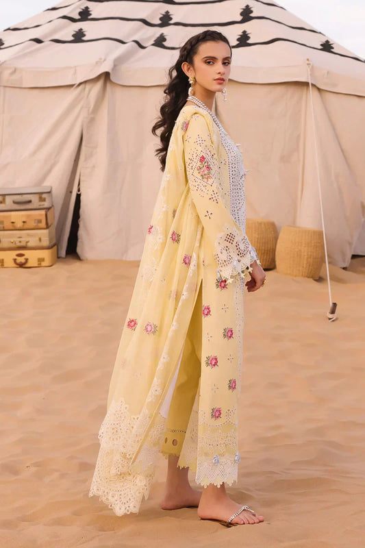 Qalamkar | Chikankari Eid Edit 24 | KM-01 NIAMH - House Of Anaya