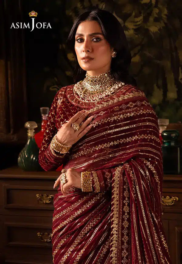 Asim Jofa | Makhmal Wedding Velvet 23 | AJMM-02 - House Of Anaya