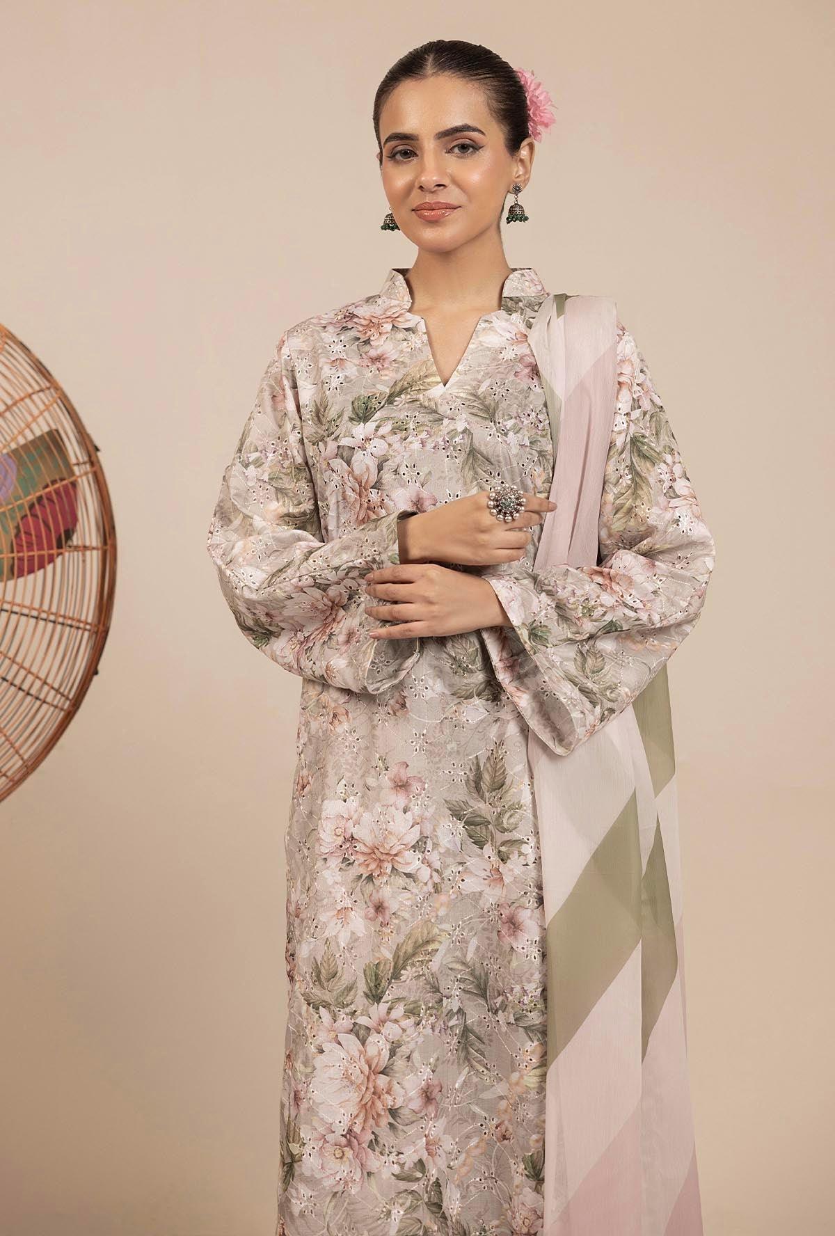 Adans Libas | Basic Chikankari | 7708