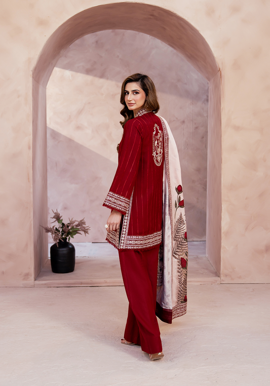 Zarqash | The Winter Luxe Pret | RED WHISPER