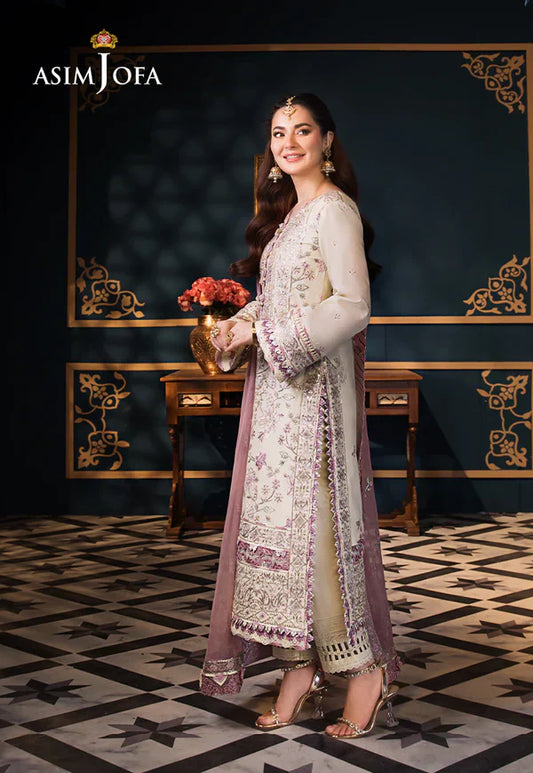Asim Jofa | Fasana e Ishq Eid Luxury Lawn | AJFI-15 - House Of Anaya