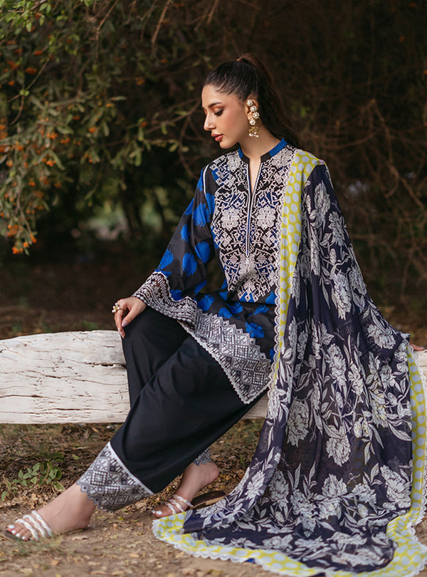 Zainab Chottani | Tahra Lawn 24 | FREYA - D 10B - House Of Anaya