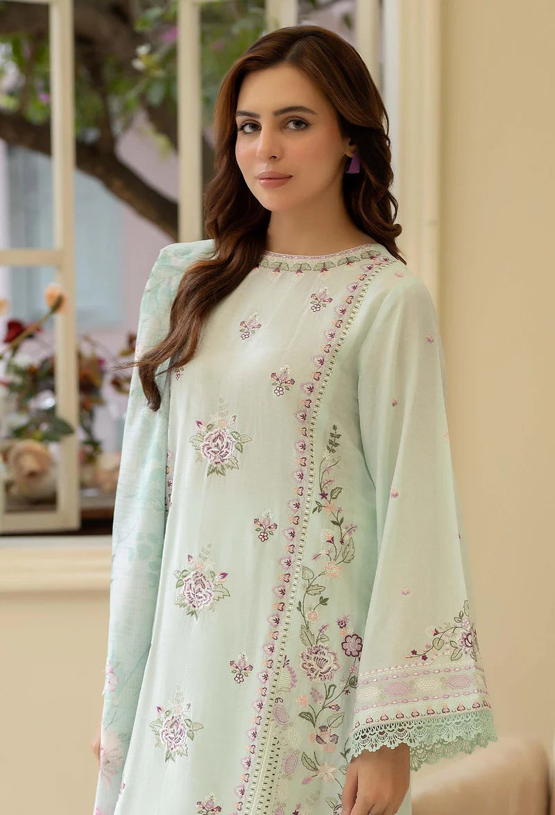 Adans Libas | Stitched Embroidered Lawn 3pc| LAWN 1215