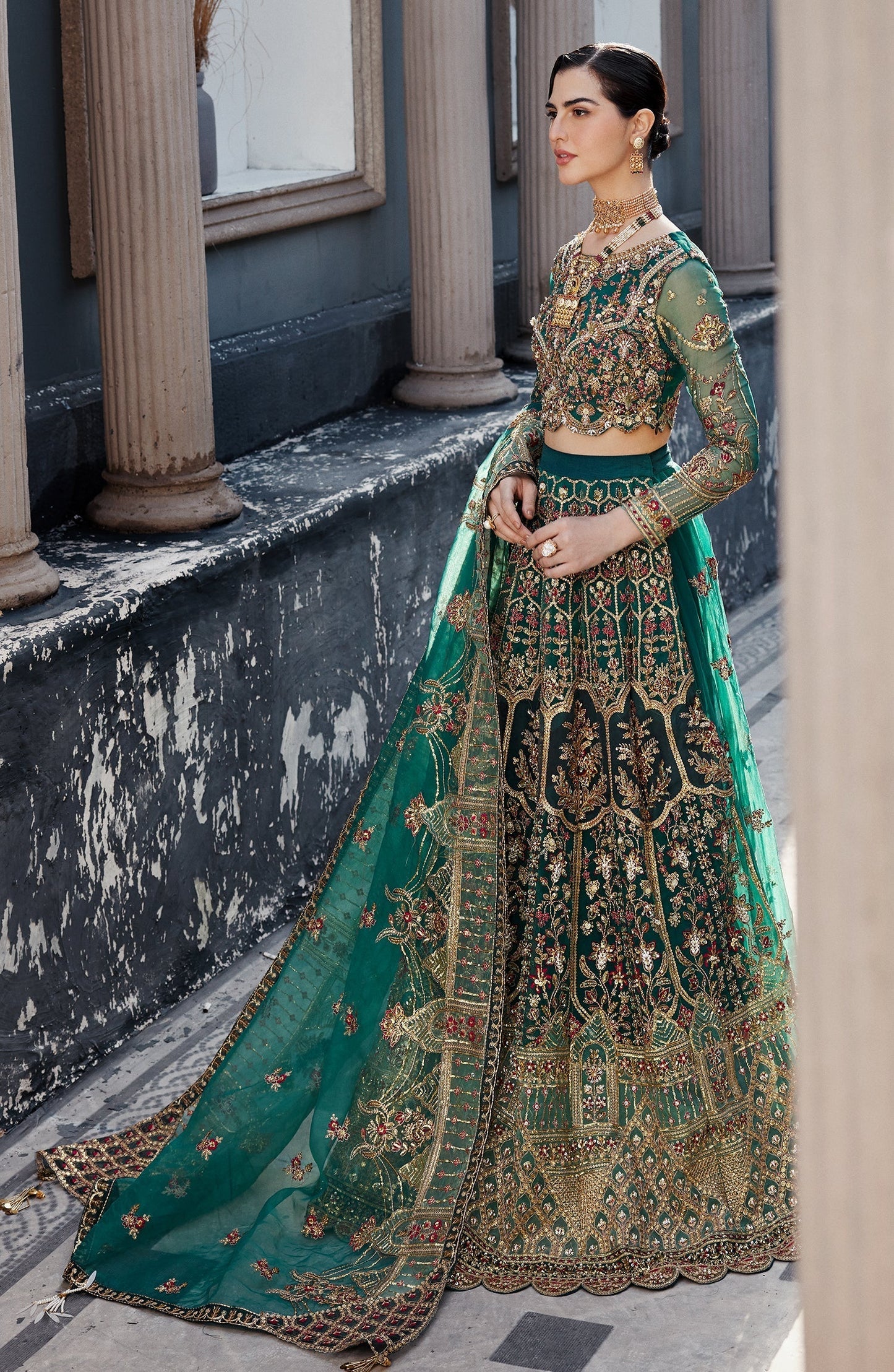 Emaan Adeel | Nawabzadi Wedding Dresses | LALEENA - House Of Anaya