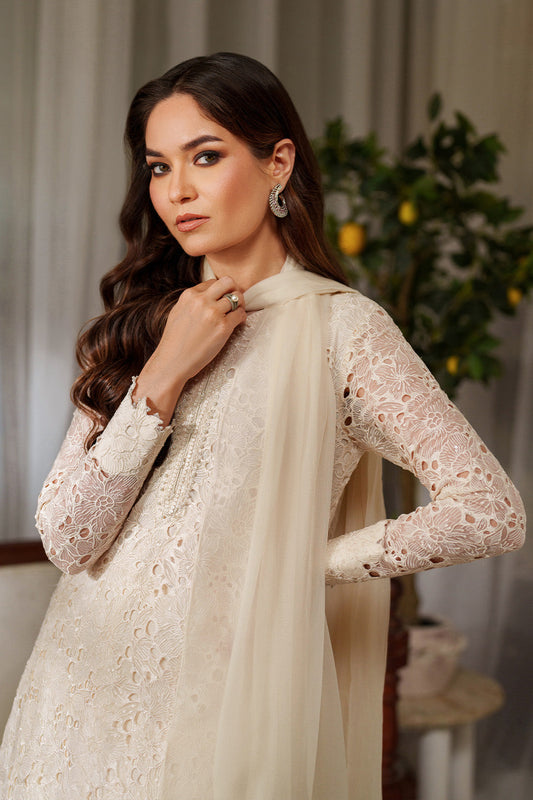Iznik | Exclusive Formals | UE-532 Embroidered Chiffon