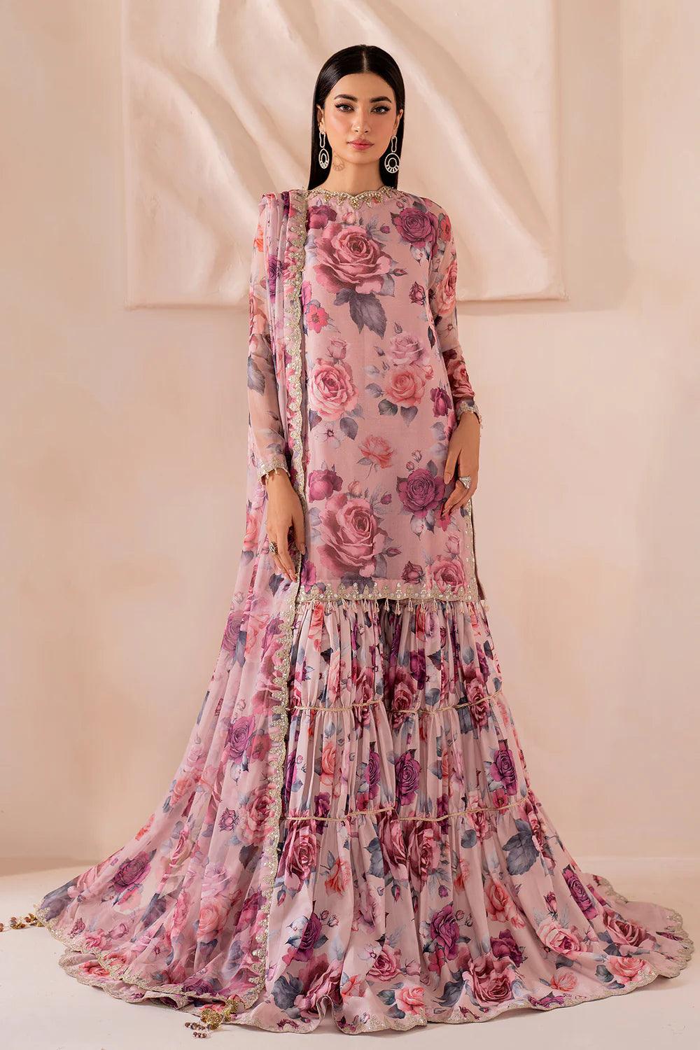 Baroque | Stitched New | EMBROIDERED CHIFFON UF-708