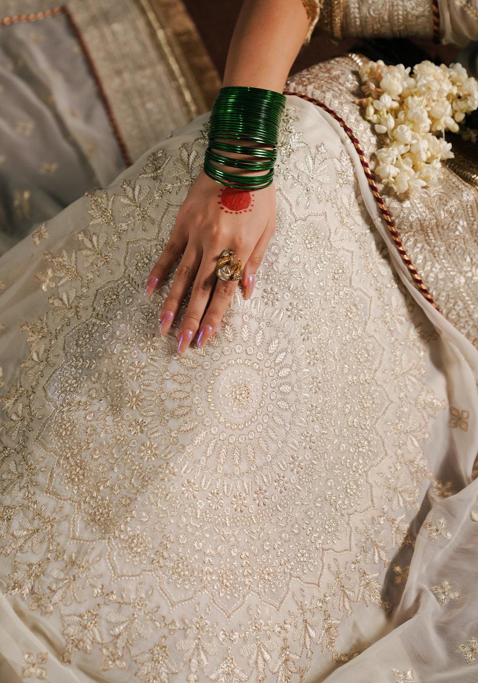 Zarqash | Lakhnawi Festive Chiffon 24 | ZQL 001B MEHAK
