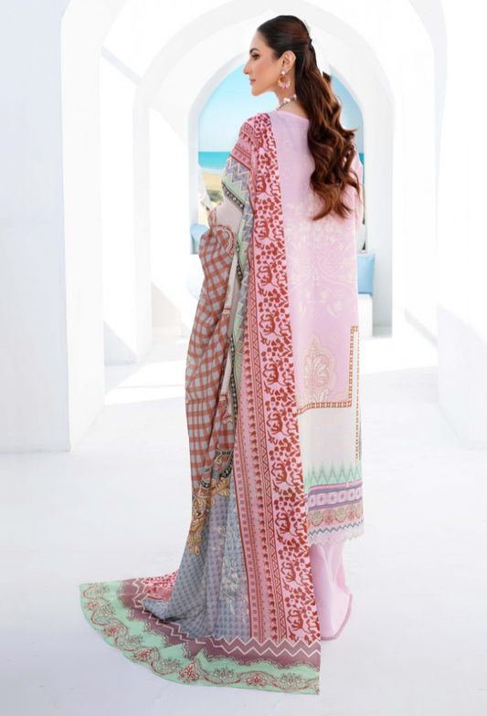 Humdum | Saira Bano Lawn 24 | D08 - House Of Anaya