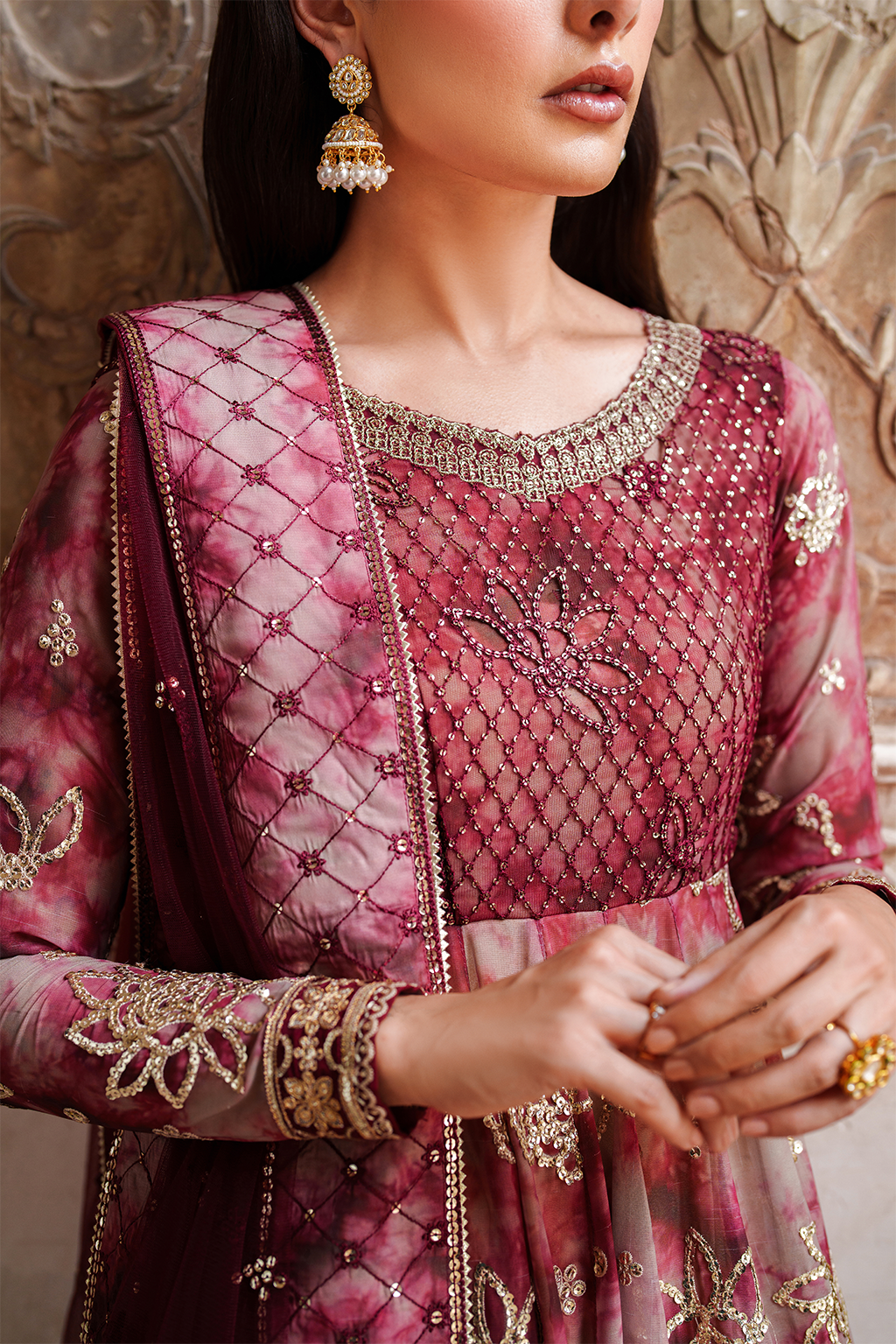 Iznik | Festive Formal | UE-533 Printed Chiffon