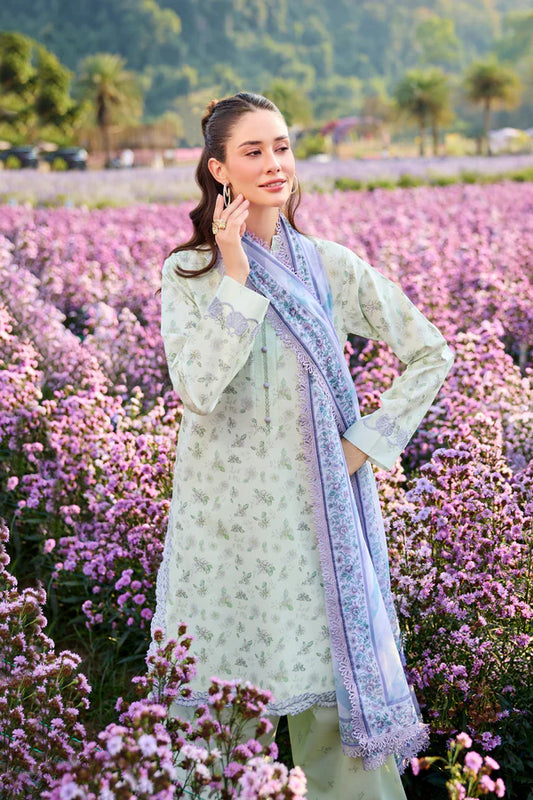 Farasha | Printed Essentials’26 | Mint Petaline