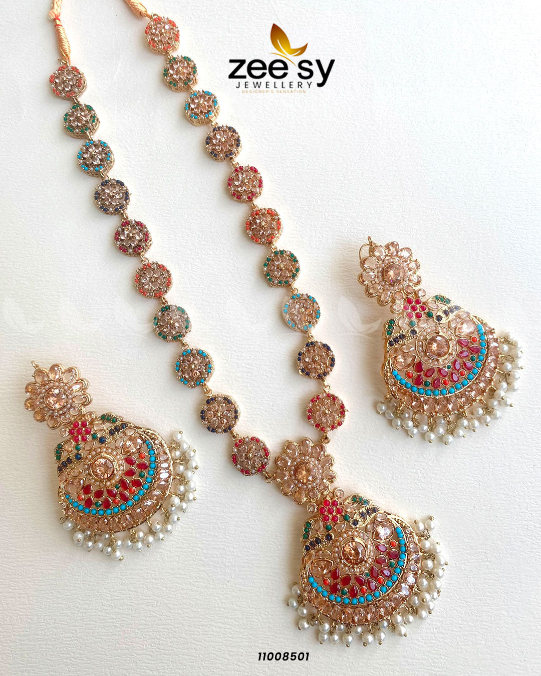 Mala Necklace-0986 - Libasekhas