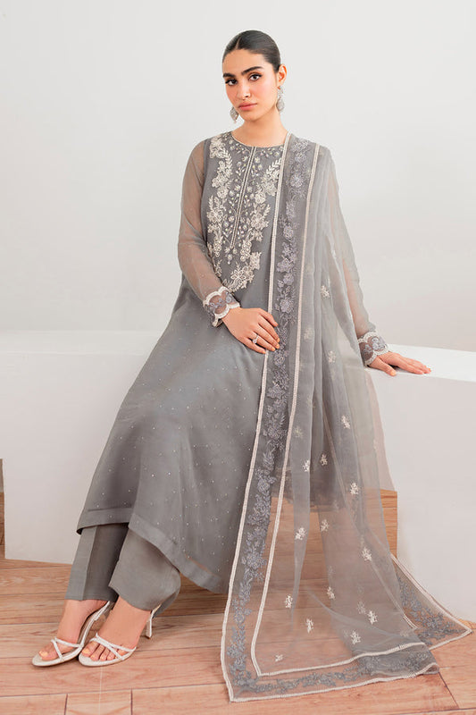 Baroque | Luxury Pret 25 | EMBROIDERED CHIFFON PR-991