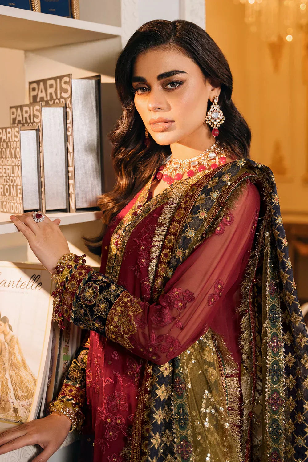 Baroque | Chantelle Embroidered Collection | CH12-07 - House Of Anaya
