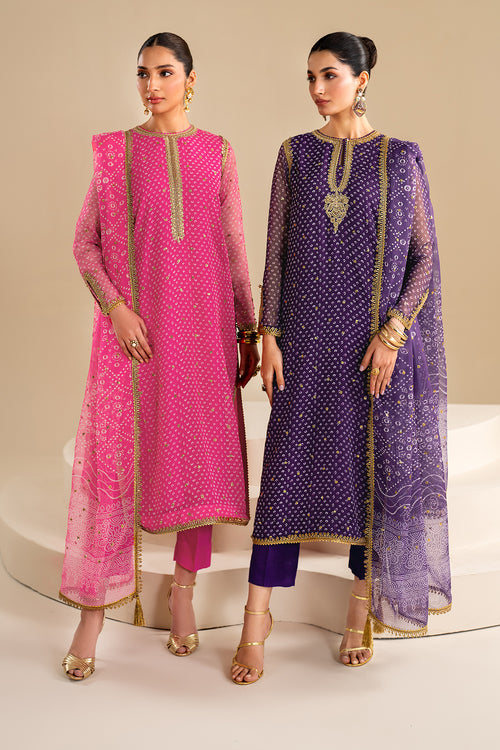 Baroque | Luxury Pret 24 | CHIFFON UF-626 - House Of Anaya