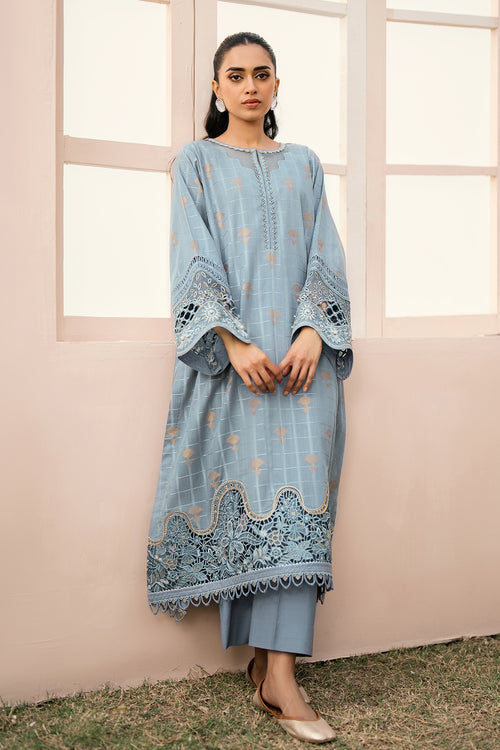 Baroque | Luxury Pret 24 | JACQUARD LAWN UF-606 - House Of Anaya