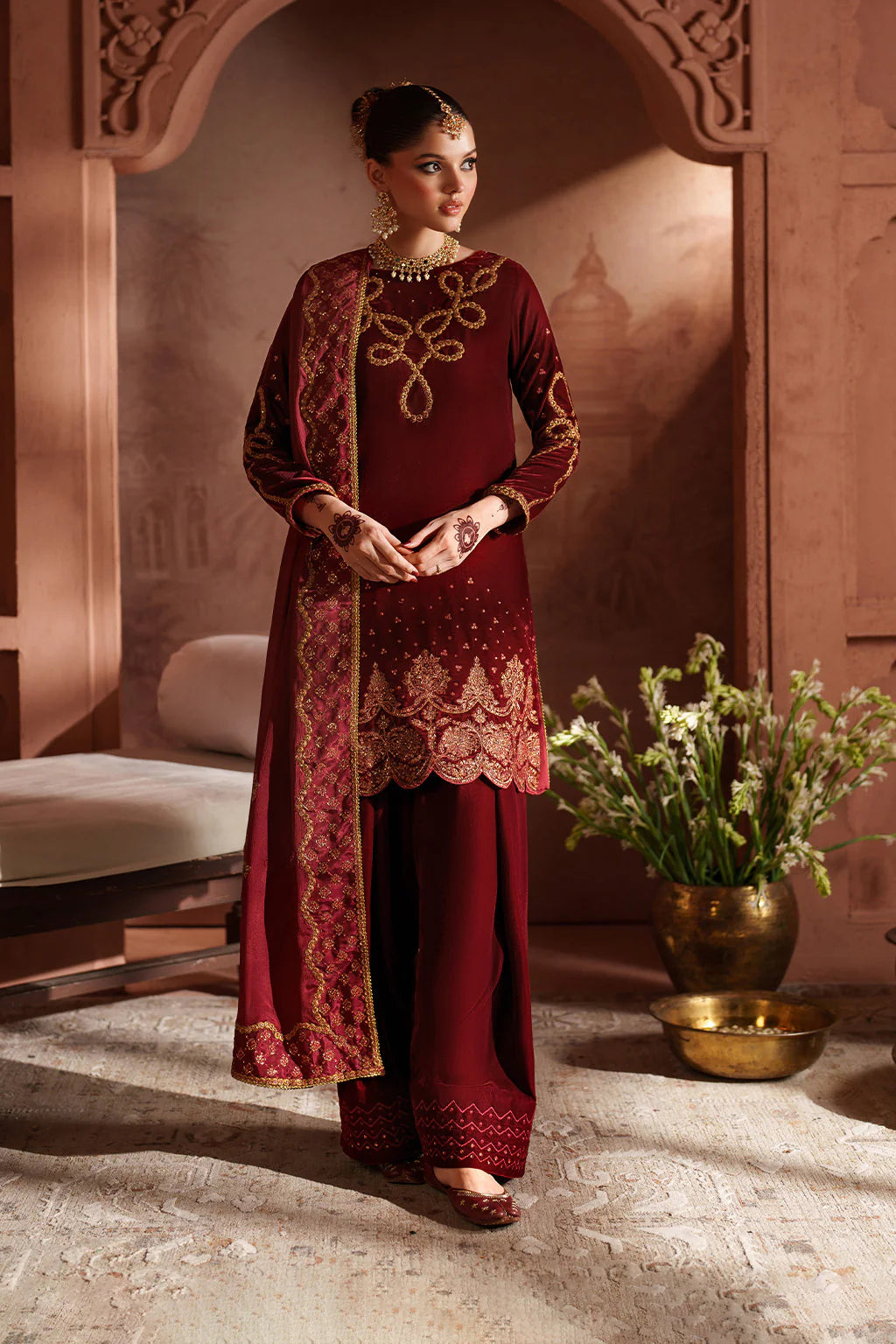 IZNIK | Raagni Velvet Formals | IV-58 Embroidered Velvet