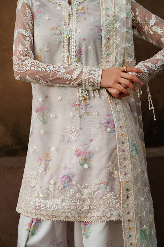 Iznik | Exclusive Formals | UE-534 Embroidered Net