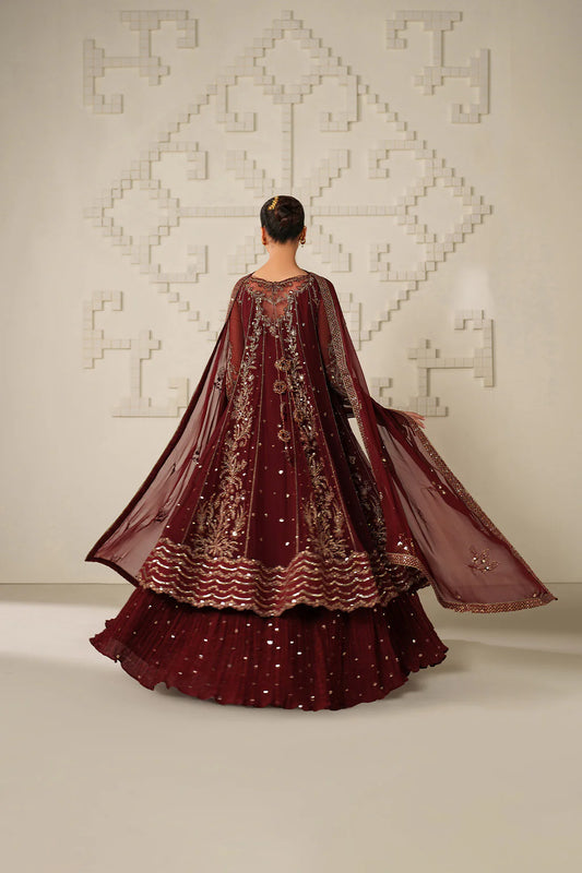 Iznik | Festive Formals | UE-622 Embroidered Chiffon