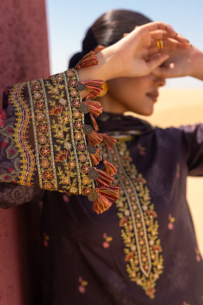 Cross Stitch | Eid Lawn 24 | GRAVEL - House Of Anaya