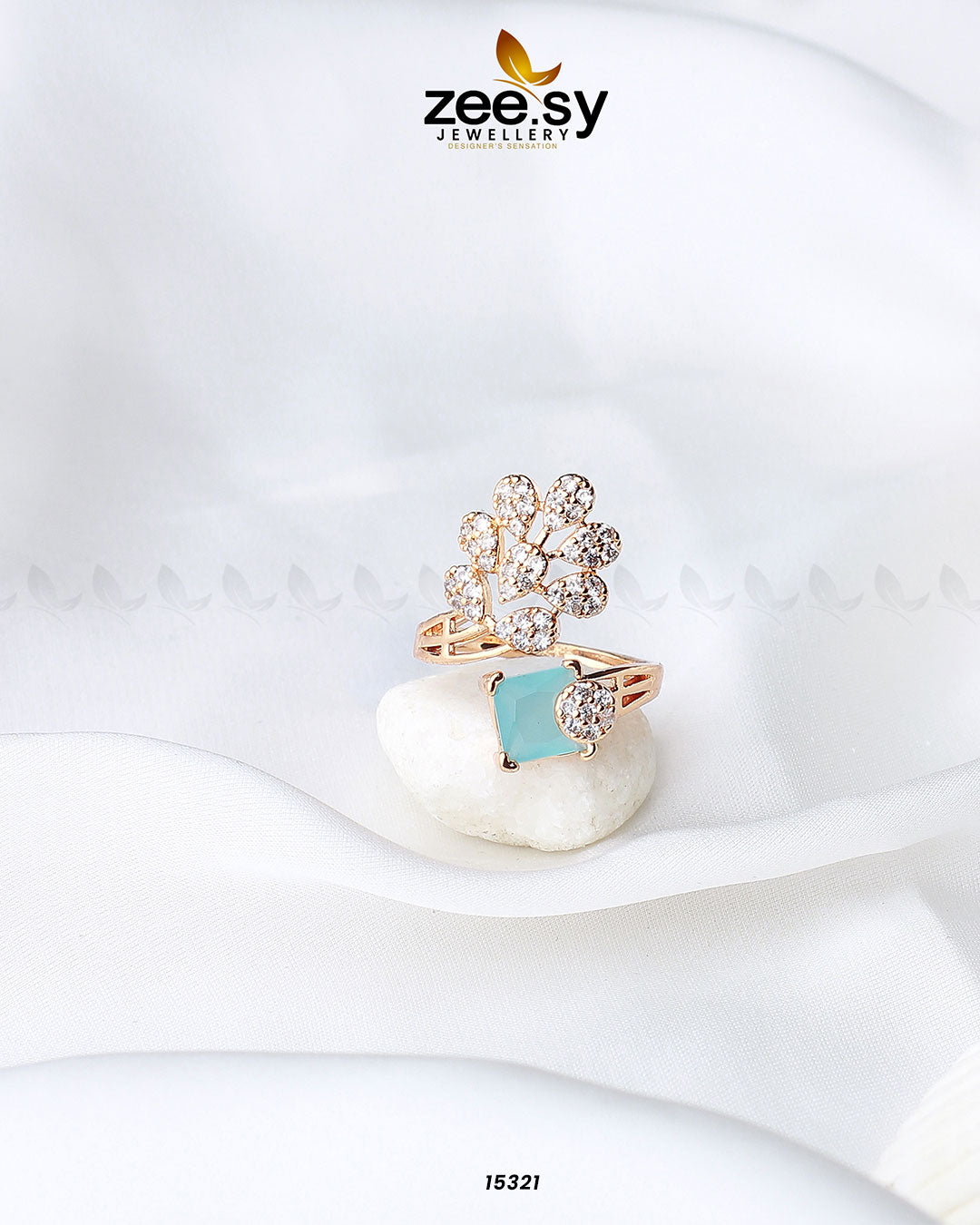 Delicate Leaf Ring - Libasekhas