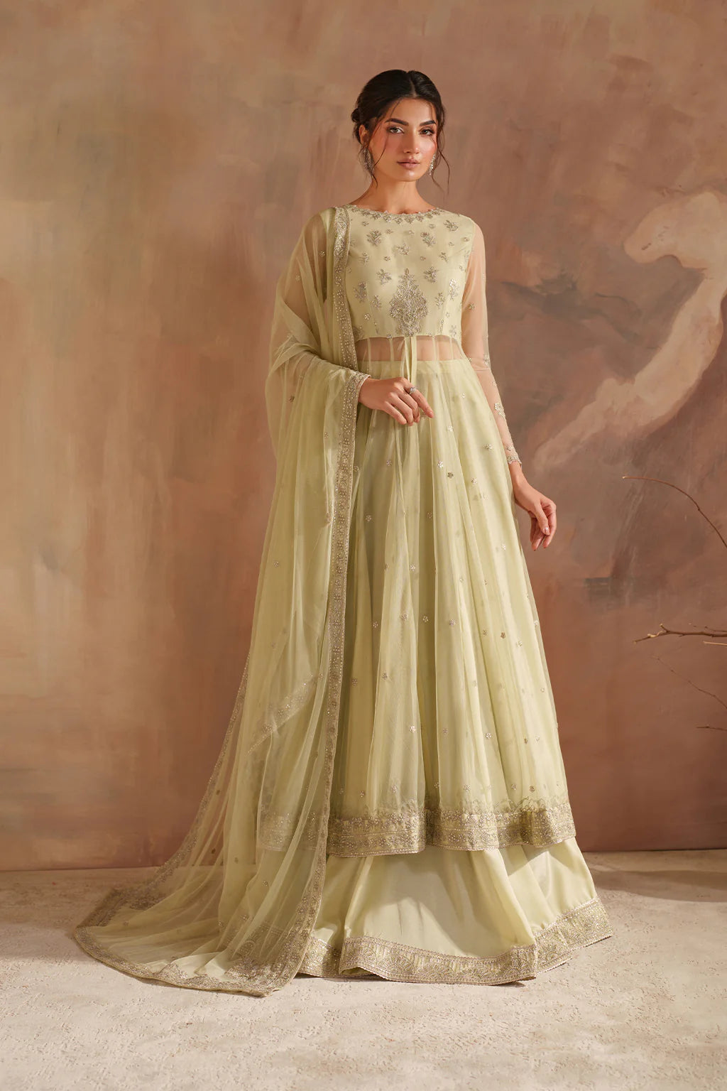 Iznik | Chinon Chiffon | CC-73 Embroidered Net