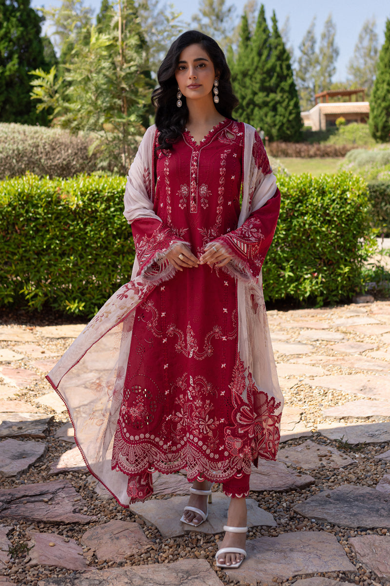 qalamkar red dress QALAMKAR