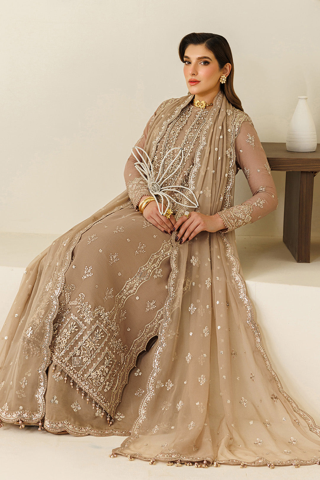 Alizeh | AYMAL V4 - LUXURY BAMBER CHIFFON '26 | AF-BHM-4069-Dise