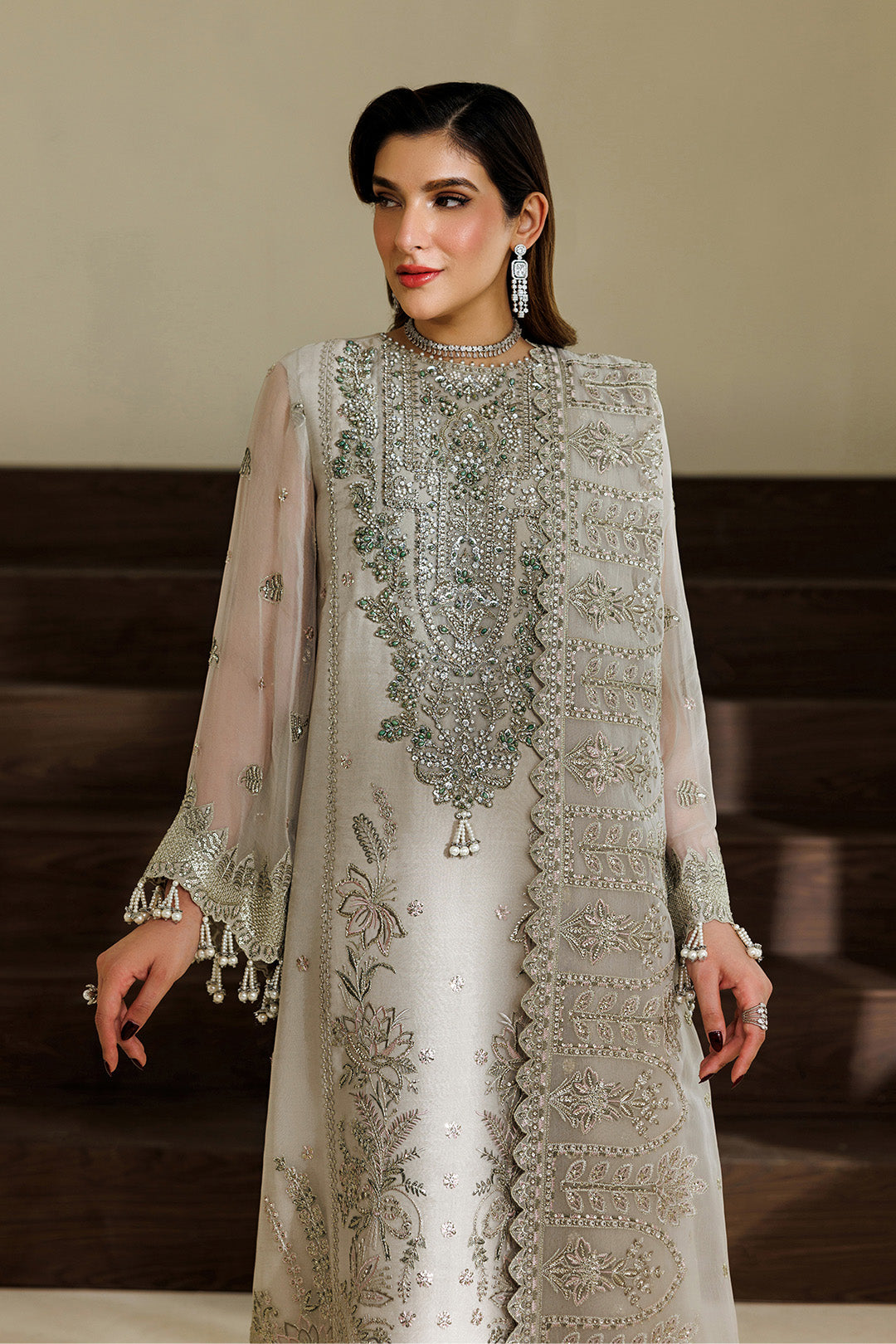 Alizeh | AYMAL V4 - LUXURY BAMBER CHIFFON '26 | AF-BHM-4074-Navya