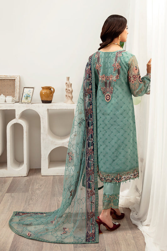 Ramsha | Minhal Organza Collection | M-1001 - House Of Anaya