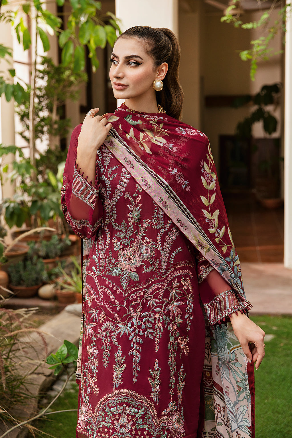 Ramsha | Riwayat Lawn Collection| Y-801 - House Of Anaya