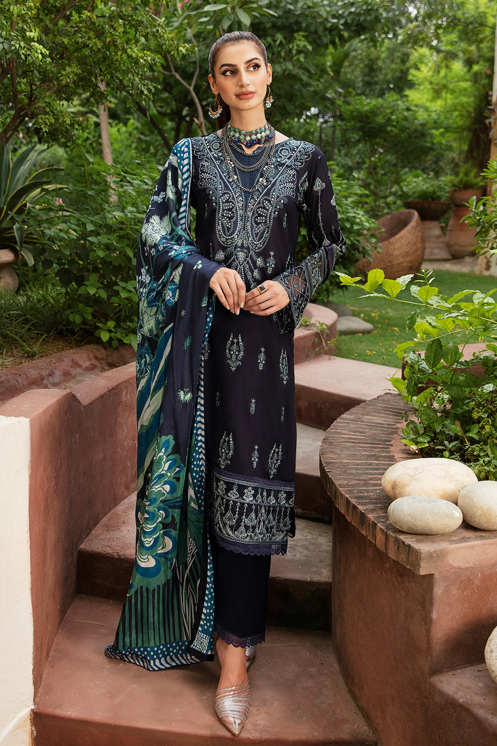 Ramsha | Riwayat Lawn Collection| Y-803 - House Of Anaya