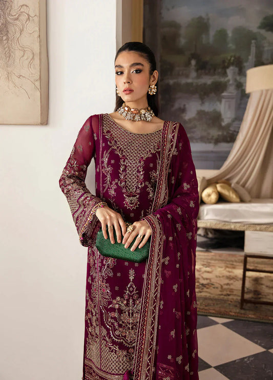 Gulaal | Embroidered Chiffon 23 | AYSA GL-EC-23V1-07 - House Of Anaya