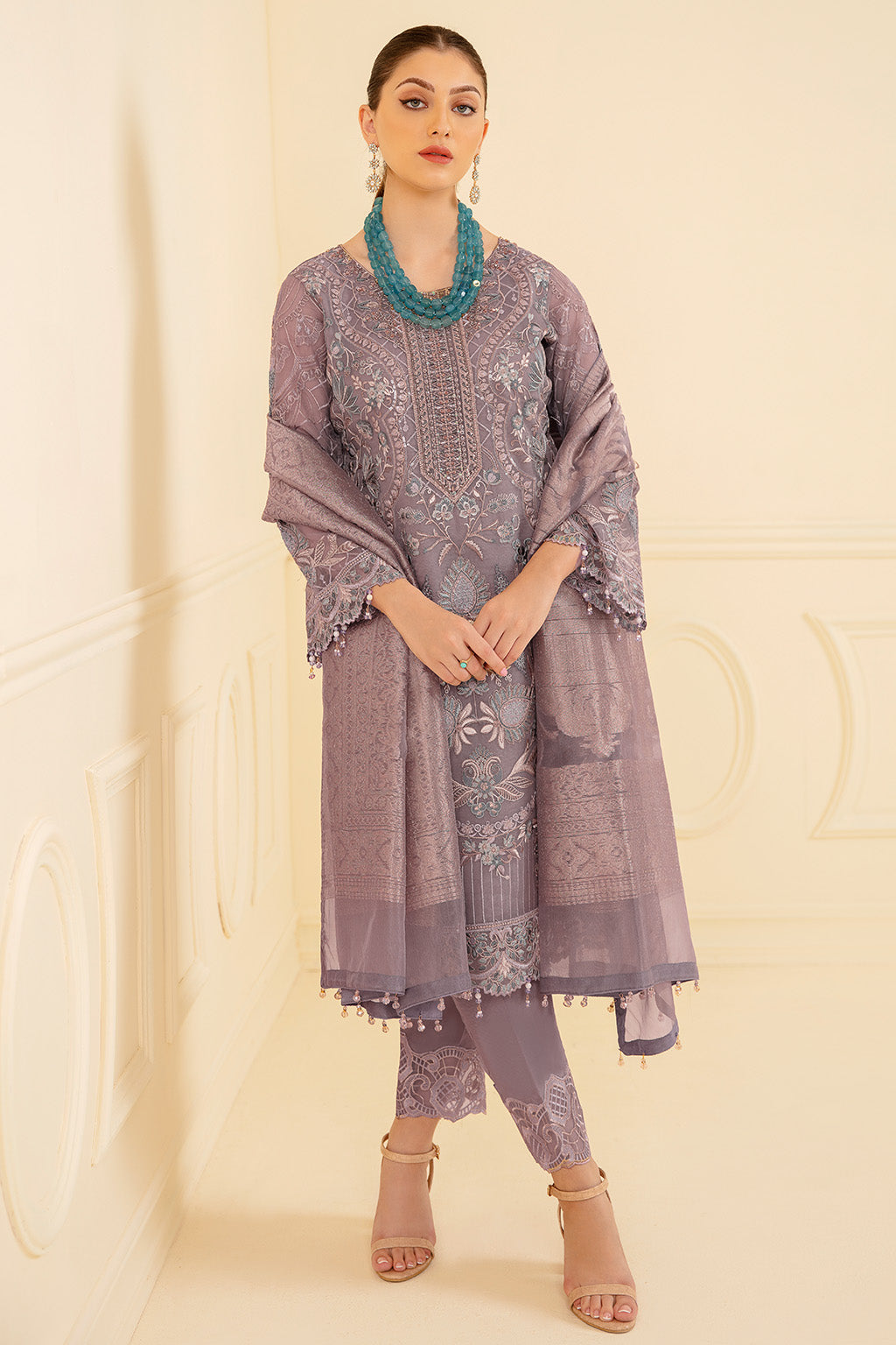 Ramsha | Minhal Organza Collection | M-709 - House Of Anaya