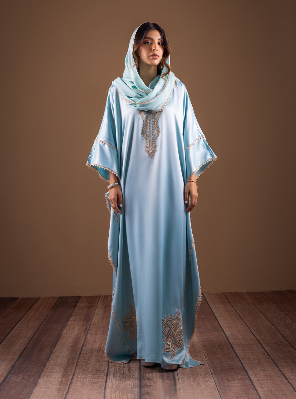 Zainab Chottani | Semi Formals | AQUA BLOSSOM