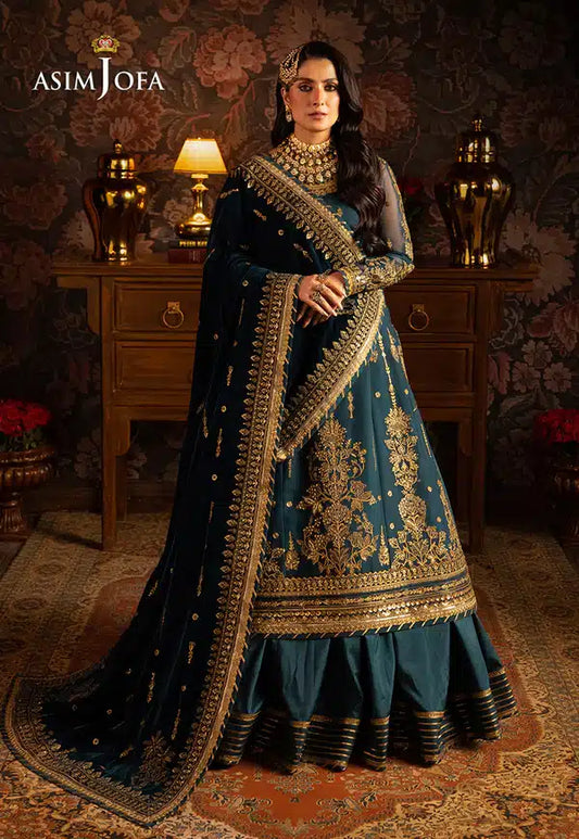 Asim Jofa | Makhmal Wedding Velvet 23 | AJMM-07 - House Of Anaya