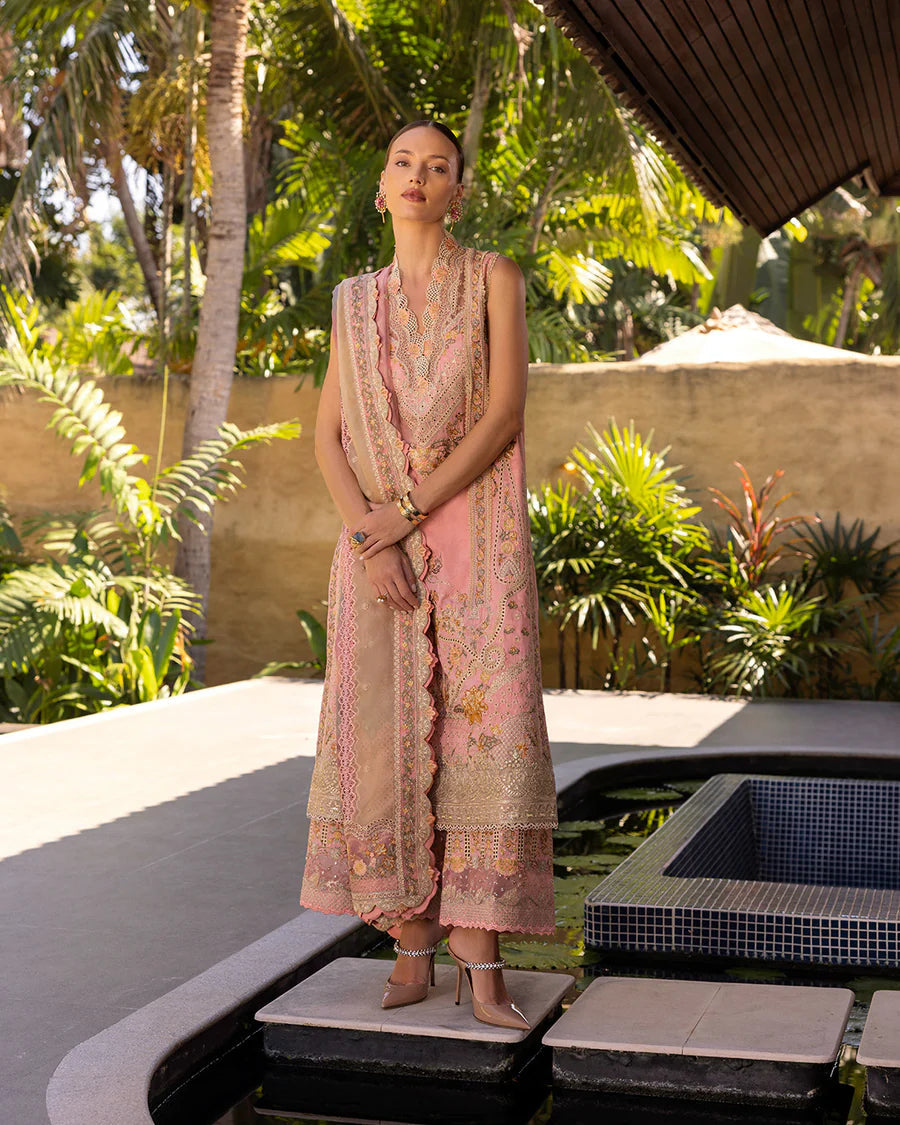 Faiza Saqlain | Luxury Lawn | Peony