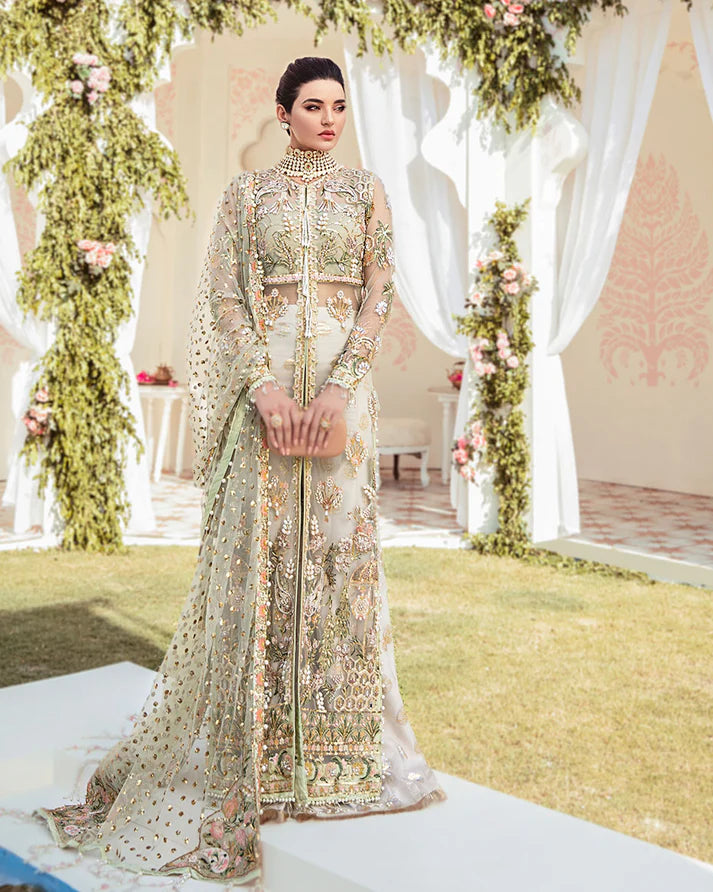 Gulaal | Fleur De Rose | Cher Embroidered Net 3-Piece Suit WS-04