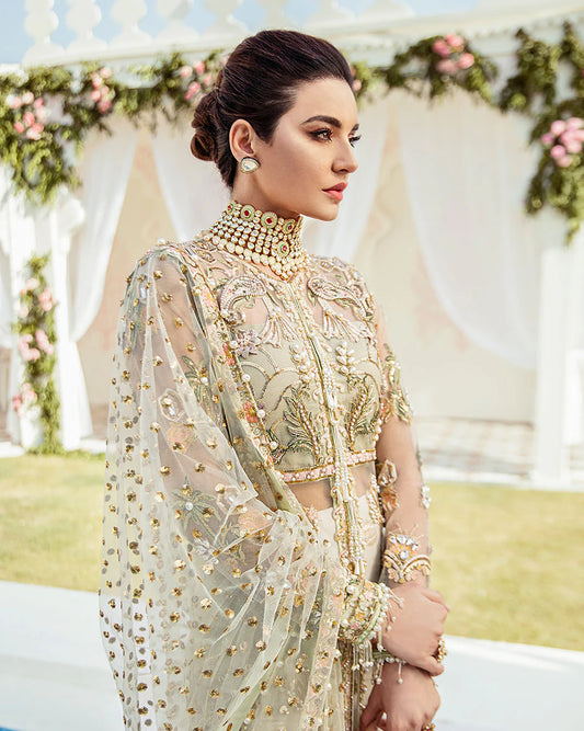 Gulaal | Fleur De Rose | Cher Embroidered Net 3-Piece Suit WS-04