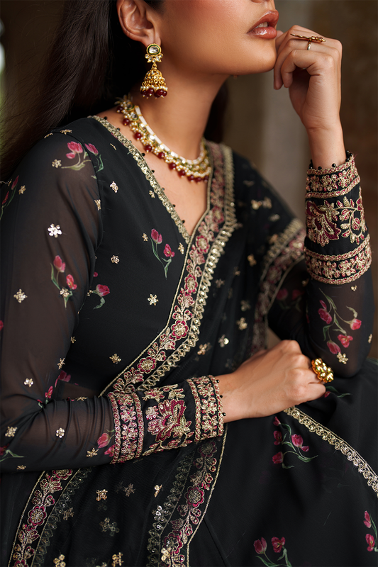 Iznik | Exclusive Formals | UE-550 Printed Chiffon