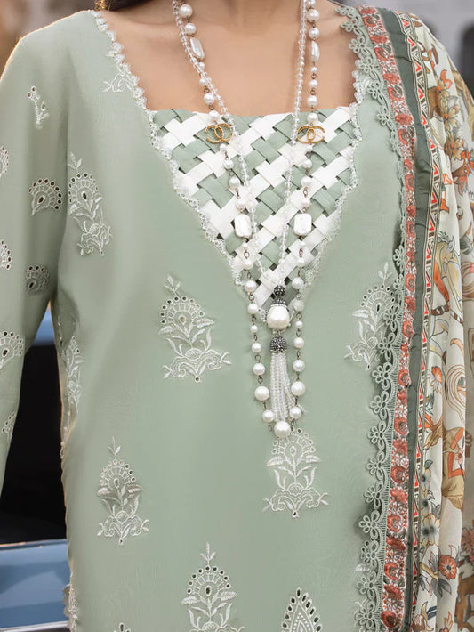 Faiza Faisal | Maya Luxury Lawn | Elena - House Of Anaya