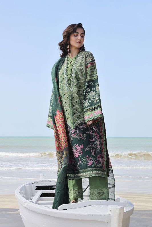 Maryam Hussain | Luxury Lawn 24 | GARDENIA - House Of Anaya